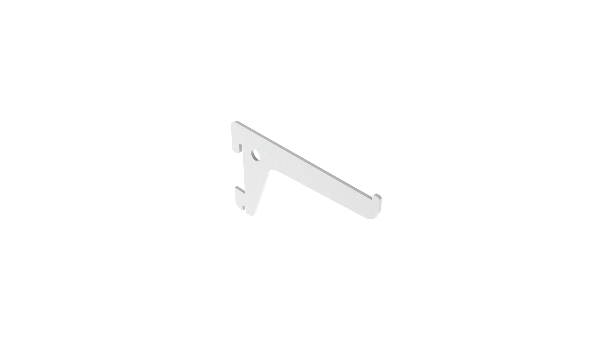 white bracket for contour shelf