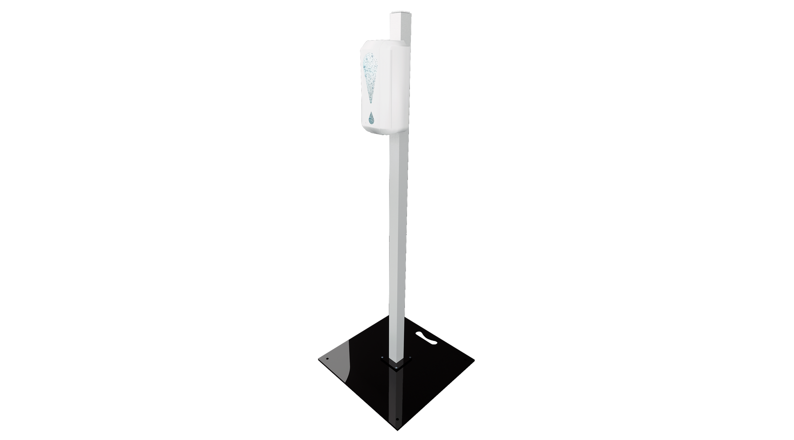 panoramic pole sanitizer dispenser