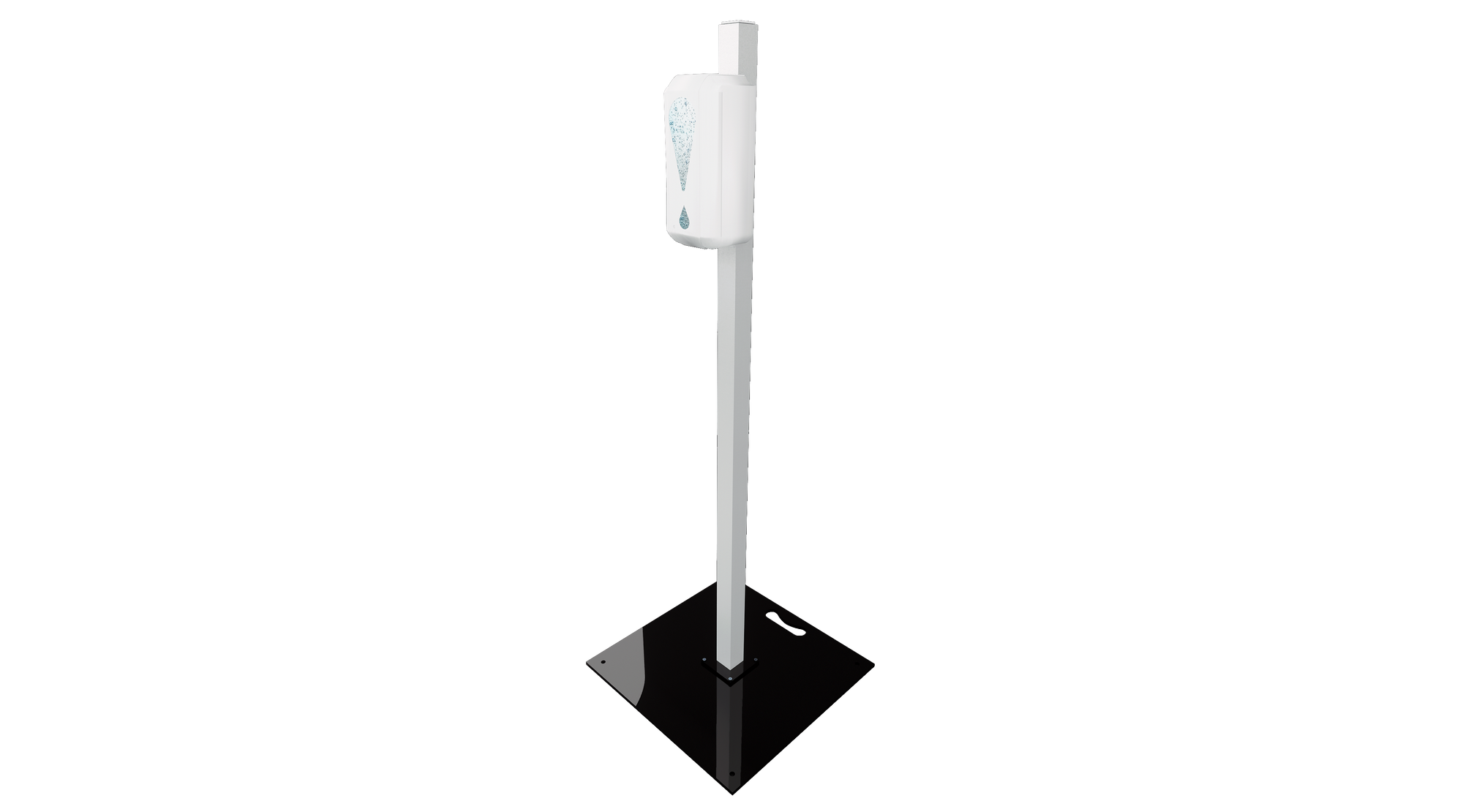 panoramic pole sanitizer dispenser