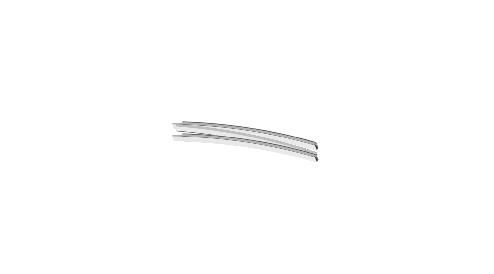 xperience curved 3-piece channel bar