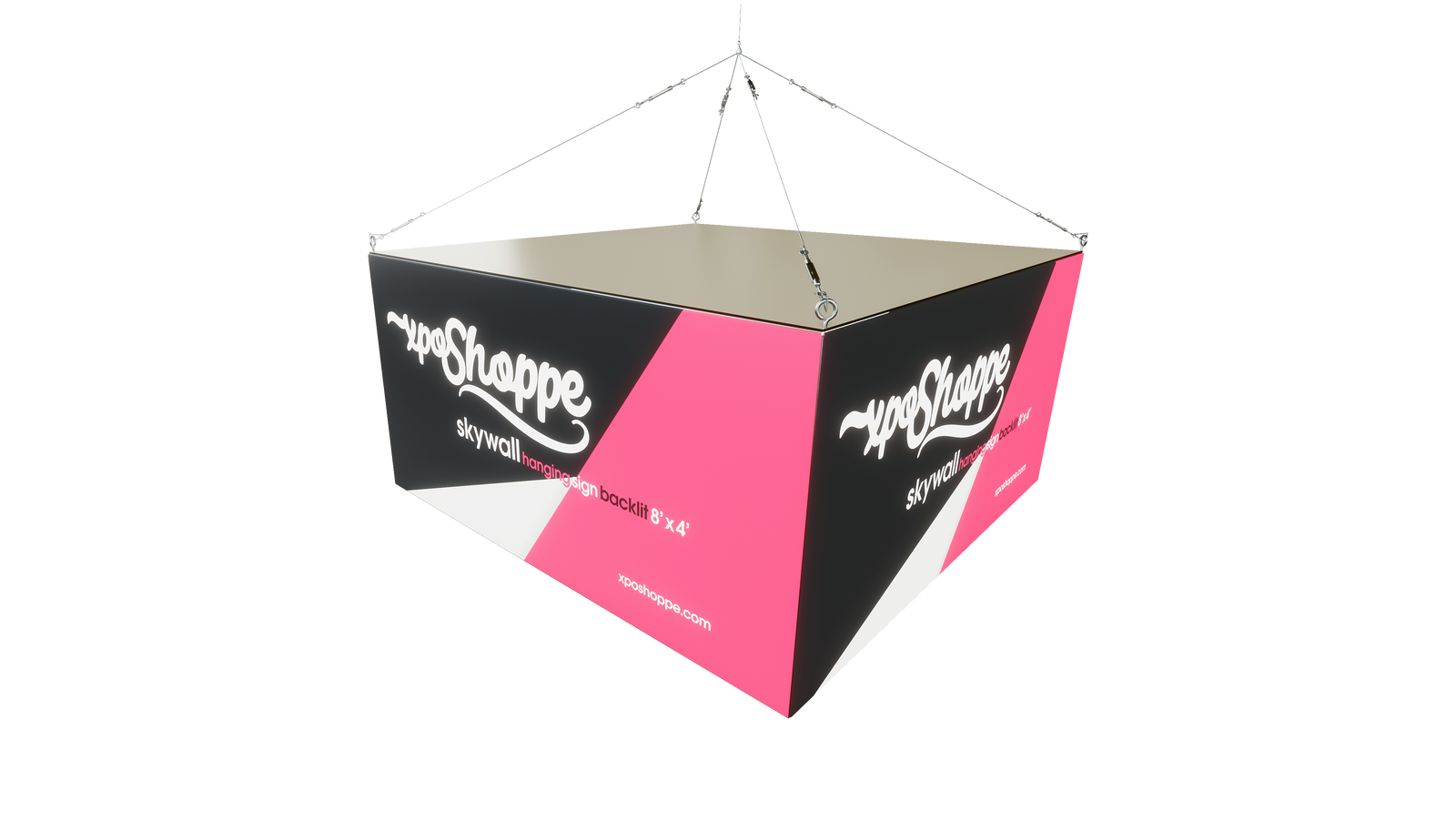 skywall hanging sign backlit 8x4
