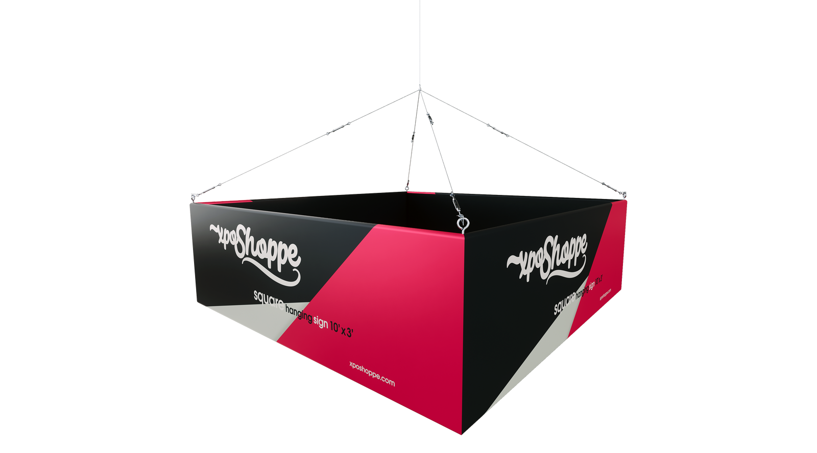 square hanging sign 10x3