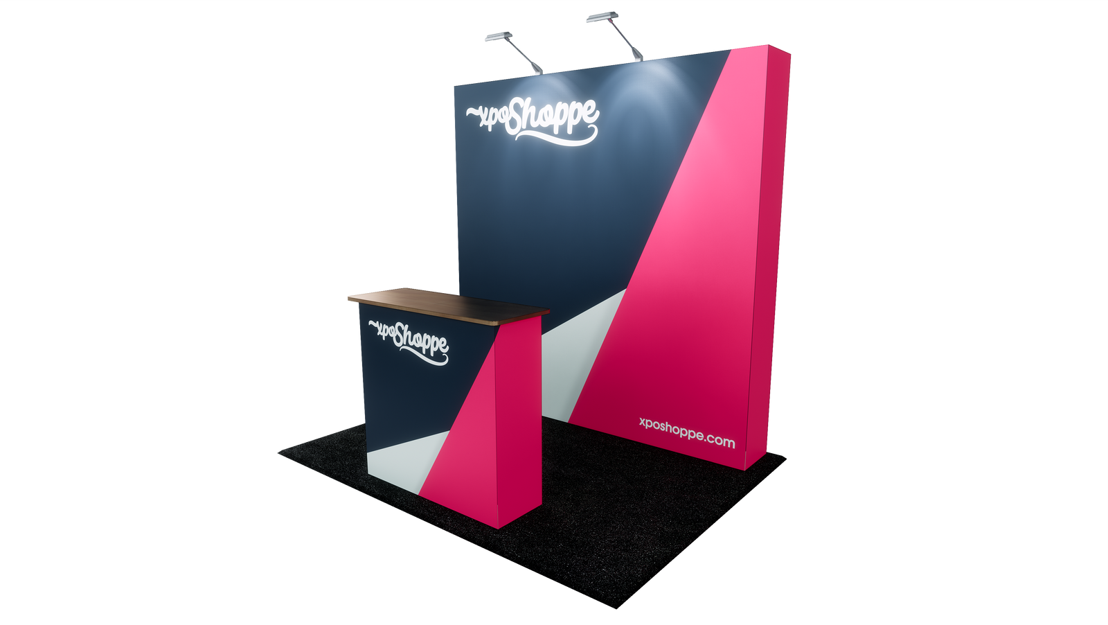 xtension squared 8ft booth all-in-one kit